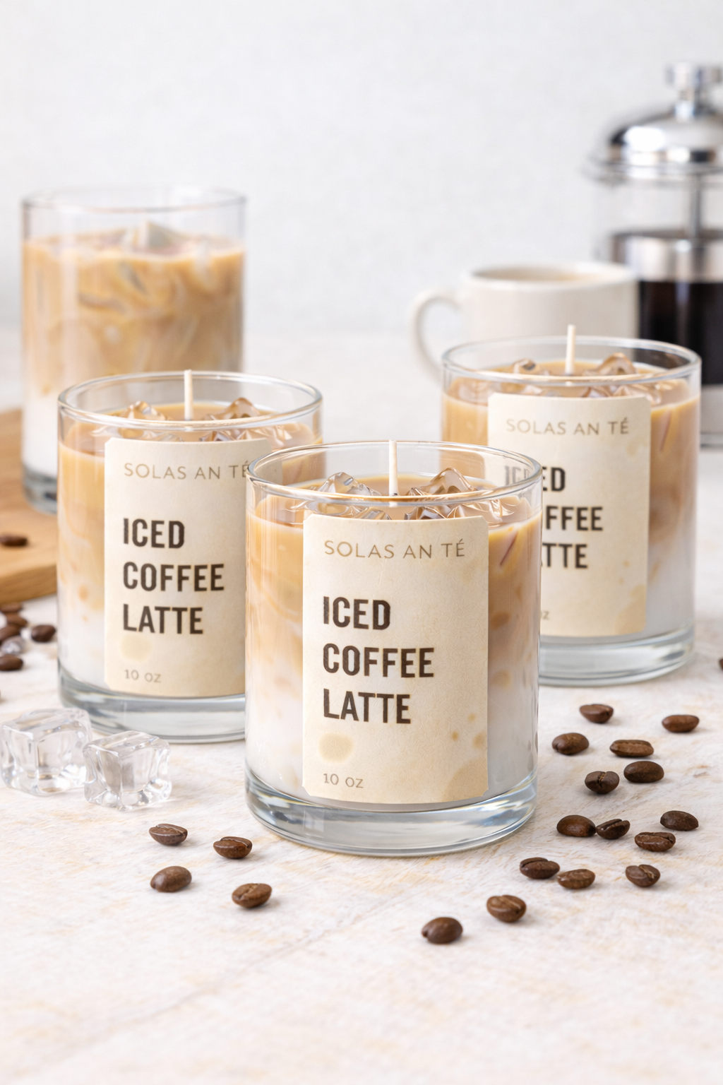 Iced Coffee Latte Candle