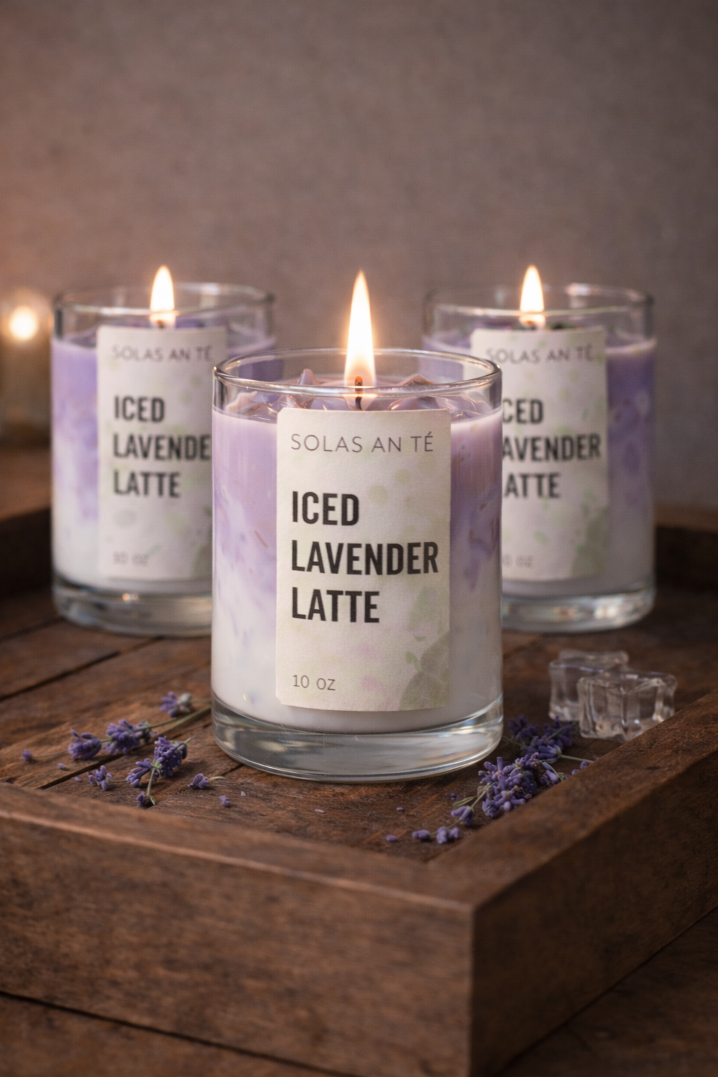 Iced Lavender Latte Candle