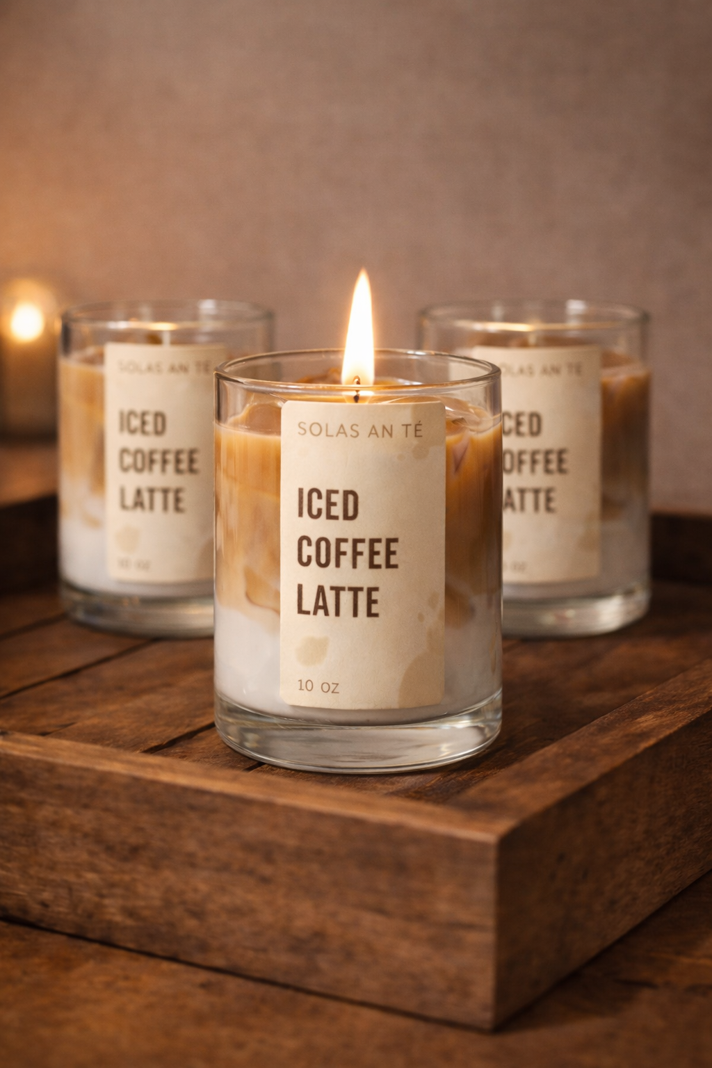 Iced Coffee Latte Candle